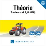 Online | TRAKTORDRIVER - Théorie cat. F, G, G40 (dfi) + Livre de théorie (f)